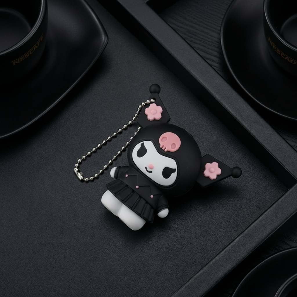 Kuromi figure lighte