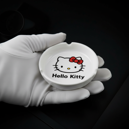 Hello Kitty White Ashtray