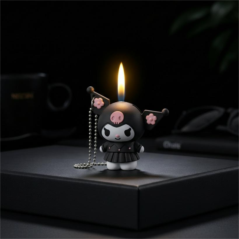 Kuromi figure lighte